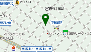 アルファサロン本郷治療室の地図画像