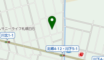 赤帽東札幌運送の地図画像