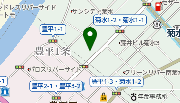 株式会社スリーエス北海道の地図画像