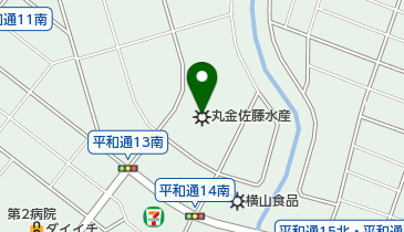 丸金佐藤水産株式会社 白石工場の地図画像