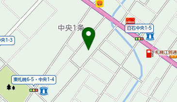 白石中央福祉会館の地図画像