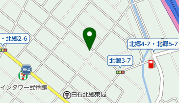 額縁のまなべの地図画像