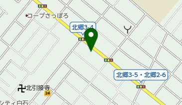 靴のハミューレ北郷の地図画像