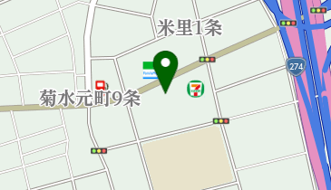 株式会社寺岡北海道の地図画像