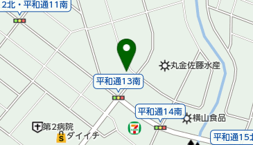 株式会社拓北自動車の地図画像