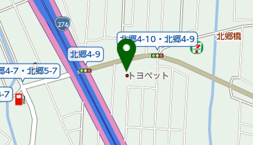 札幌トヨペット株式会社 北郷店の地図画像