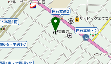 乗善寺の地図画像