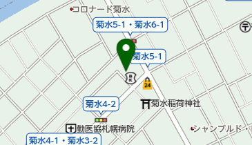 北央信用組合菊水支店の地図画像