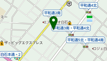 白崎オヤコリビング白石店の地図画像