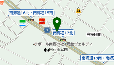 南郷どうぶつ病院の地図画像