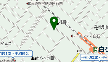 株式会社いわせき札幌支店の地図画像