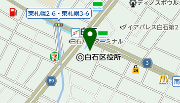 グランチェーン グラン白石店の地図画像