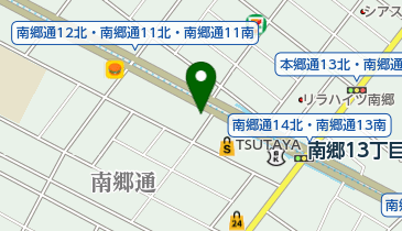 美容室クロスハーツの地図画像