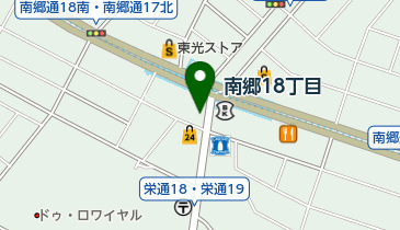 プール・モードの地図画像