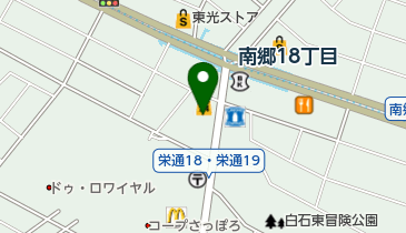 ヘアークラフトアニー南郷18丁目店の地図画像