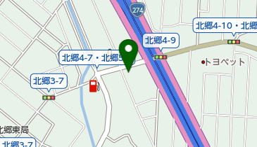 ヘアーサロンカミングの地図画像