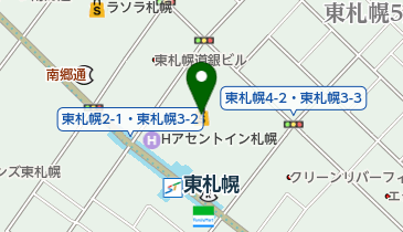ジュリアン東札幌店の地図画像
