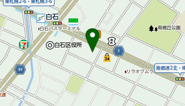 メガネのプリンス 白石店の地図画像