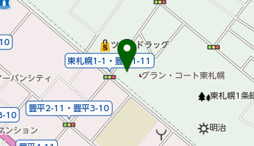 あしたば薬局 東札幌店の地図画像