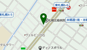 日本調剤 白石薬局の地図画像
