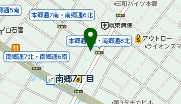 美春湯の地図画像