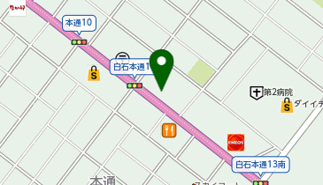 タックルベリー札幌白石店の地図画像