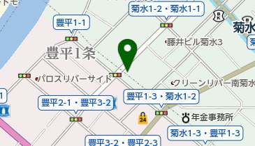 ヘアーサロンおがわの地図画像