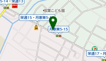 ヘアーモードフレグランの地図画像