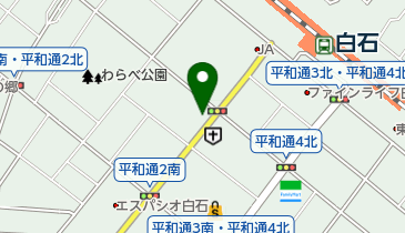 理容のくろせの地図画像