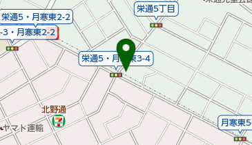 理容のシベールの地図画像