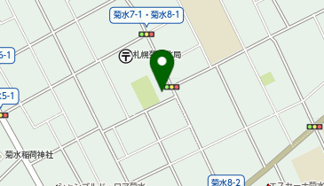 札幌市役所 区役所 白石区役所 菊水まちづくりセンターの地図画像