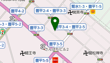 札幌MEG.RGクラブの地図画像