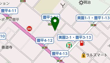 日本共産党 札幌豊平・清田・南地区委員会の地図画像