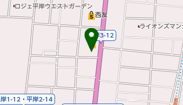 スナック栞の地図画像