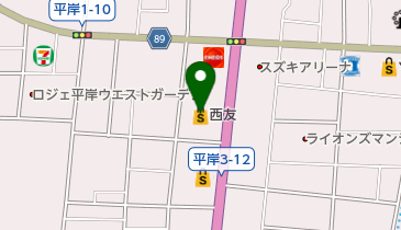 トランスファーの地図画像