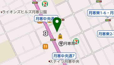 アサヒ薬局 月寒店の地図画像