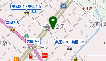 カットクラブロッキーの地図画像
