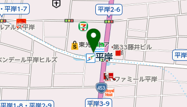 カットハウスの地図画像