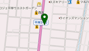 クドウ理容の地図画像