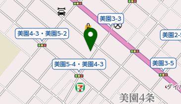 コーズヘアーの地図画像