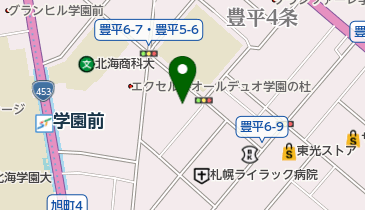 札幌市役所 子ども未来局 子ども育成部 豊平児童会館の地図画像