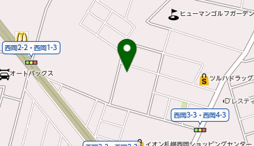 札幌市役所 都市局 西岡集会所の地図画像