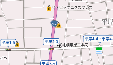 ハンドクラフトの地図画像