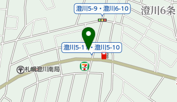 ピザーラ澄川店の地図画像