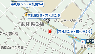 真駒内ペットの地図画像