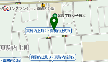 上町調剤薬局の地図画像