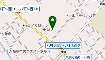 彫刻グラビヤ札幌株式会社の地図画像