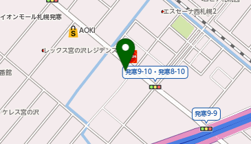 宅配クック123札幌西店の地図画像
