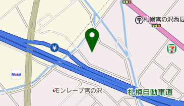 宮の沢会館の地図画像