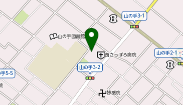 山の手会館の地図画像